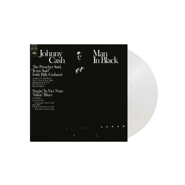 Johnny Cash - Man In Black (Limited Edition, 180 Gram Crystal Clear Vinyl) [Import]