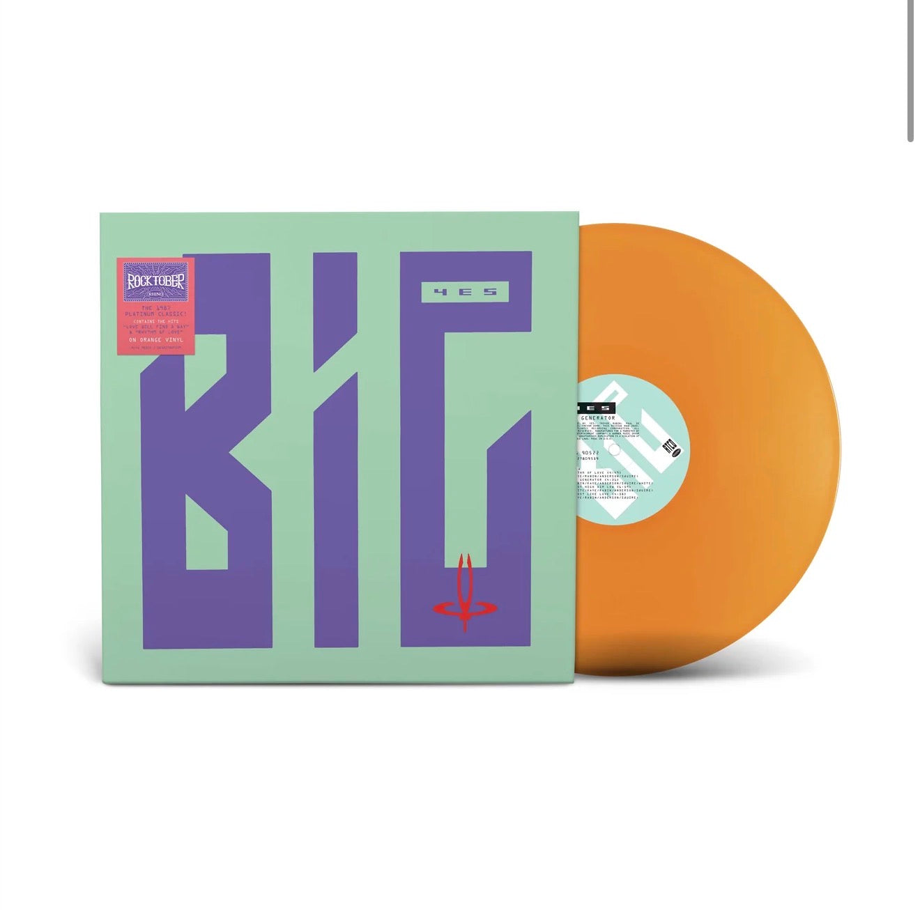 Yes - Big Generator (RKTBR25)(1LP Orange Vinyl)