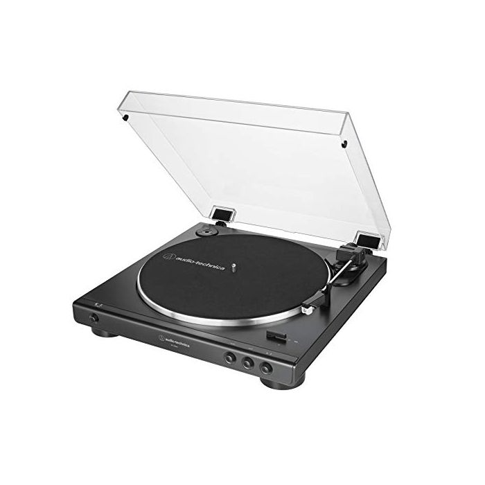 Audio Technica - AT-LP60X-BK Fully Automatic Belt-Drive Stereo Turntable, Black