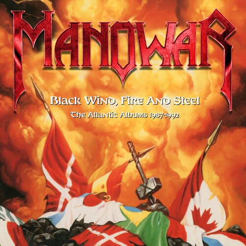 Manowar Black Wind, Fire & Steel: Atlantic Albums 1987-1992 [Import] (3 Cd's)