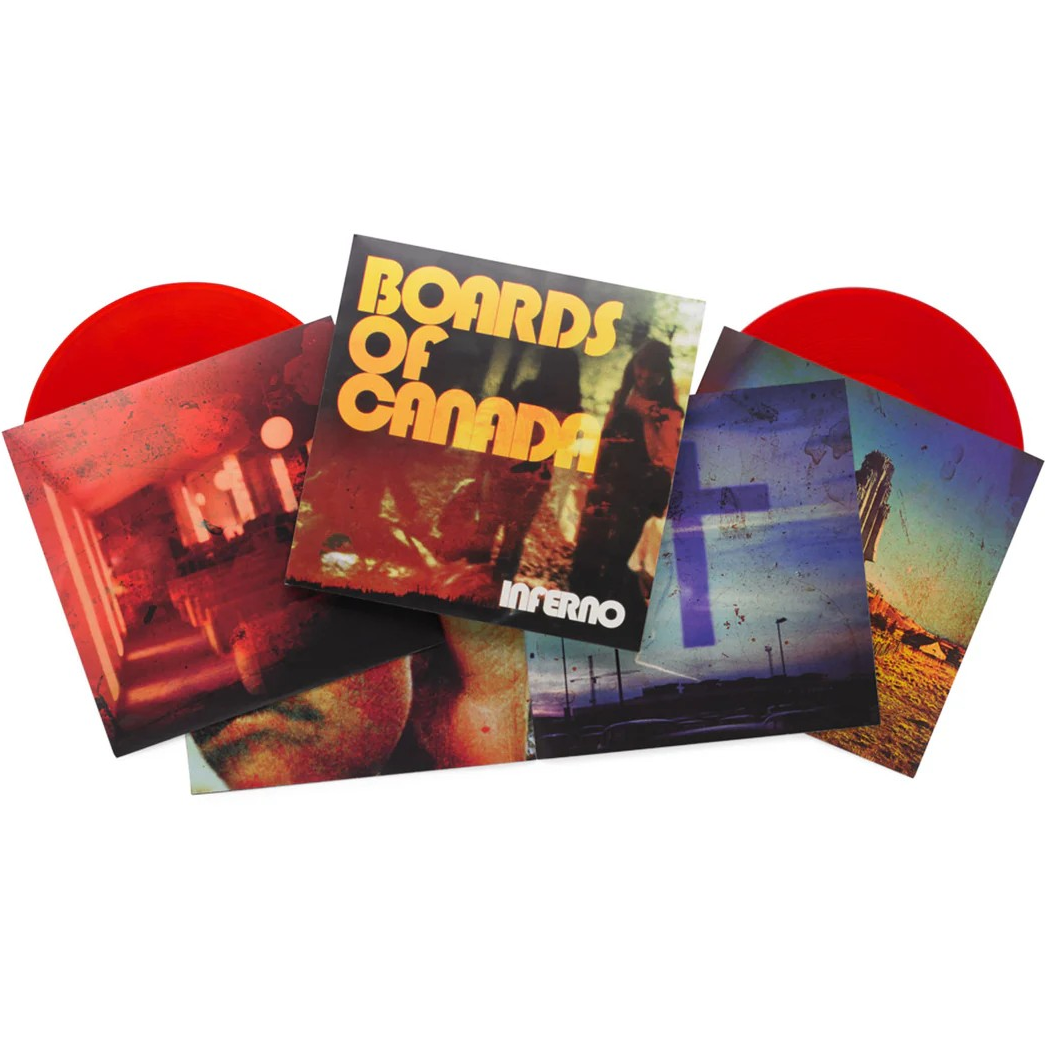 Boards of Canada Inferno (Limited Edition, Indie Exclusive, Triple Gatefold Outer Sleeve, Deluxe Edition, Transparent Red Colored Vinyl) (2 Lp's)