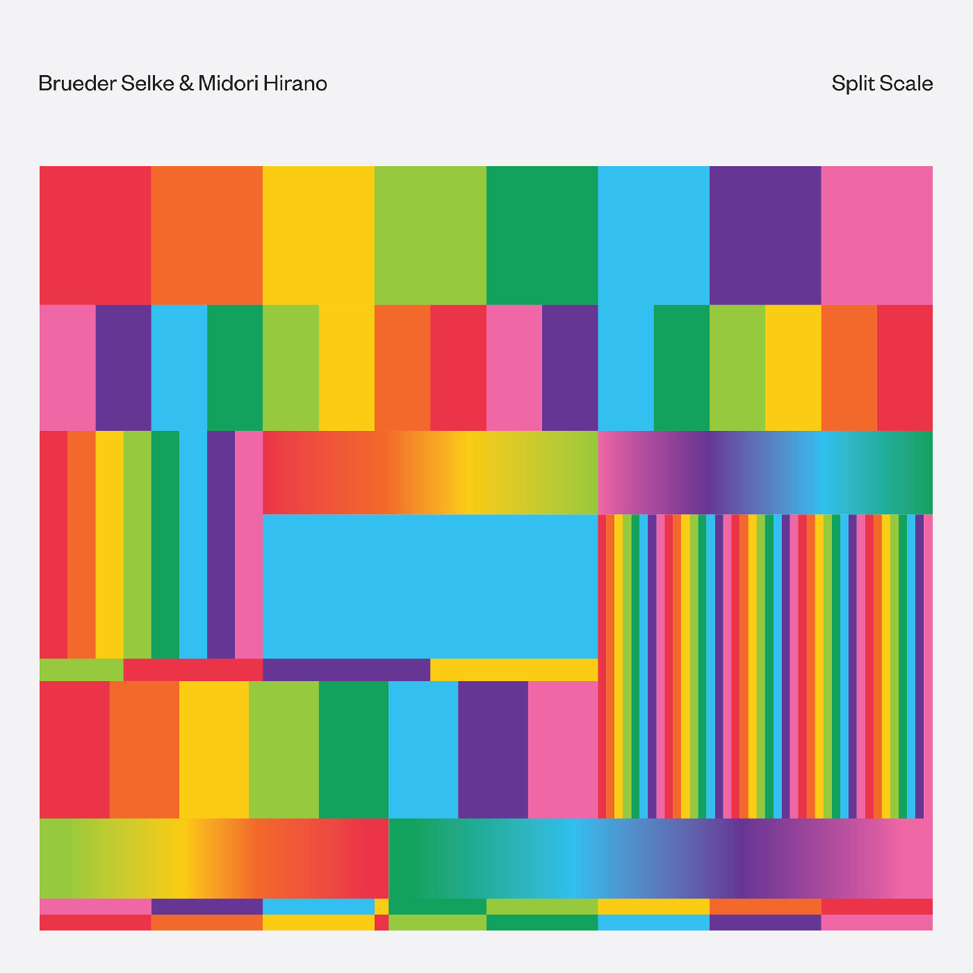 Brueder & Midori Hirano Selke Split Scale (Indie Exclusive Crystal Clear Vinyl)