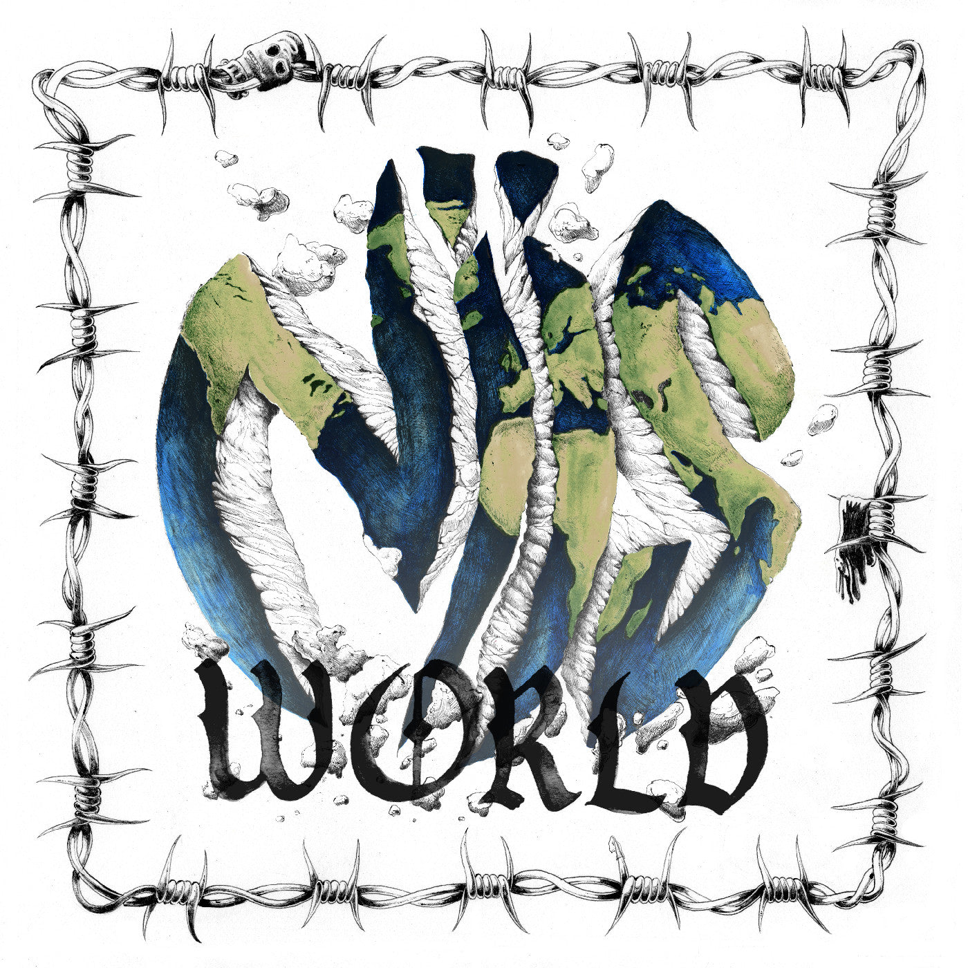 Niis Green Splatter On Clear Vinyl) Niis World (Blue