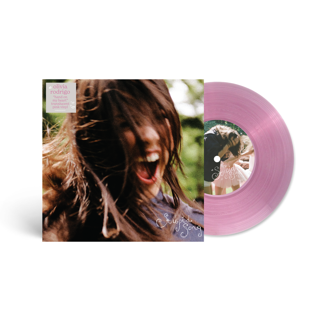Olivia Rodrigo Stupid Song/ Stupid Song (Piano Version) (Translucent Pink Colored Vinyl) (7" Single)