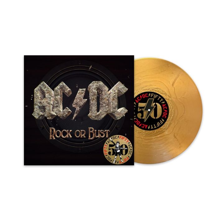 AC/DC - Rock Or Bust (50th Anniversary Edition, Gold Color Vinyl)