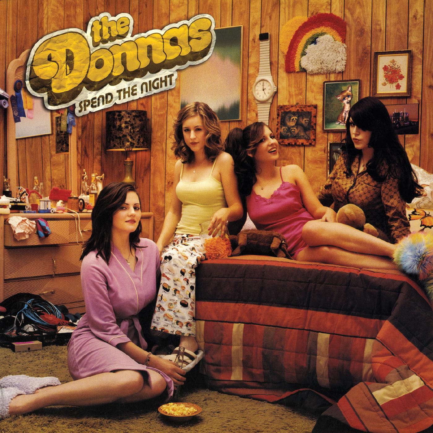 The Donnas Spend The Night (Clear With Canary & Pink Splatter Vinyl)