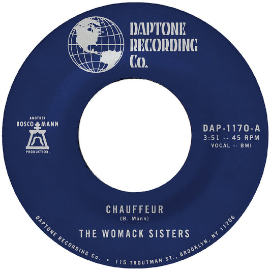 The Womack Sisters Chauffeur B/W Instrumental