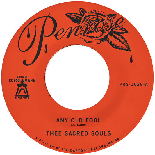 Thee Sacred Souls Any Old Fool B/W Price I'Ll Pay
