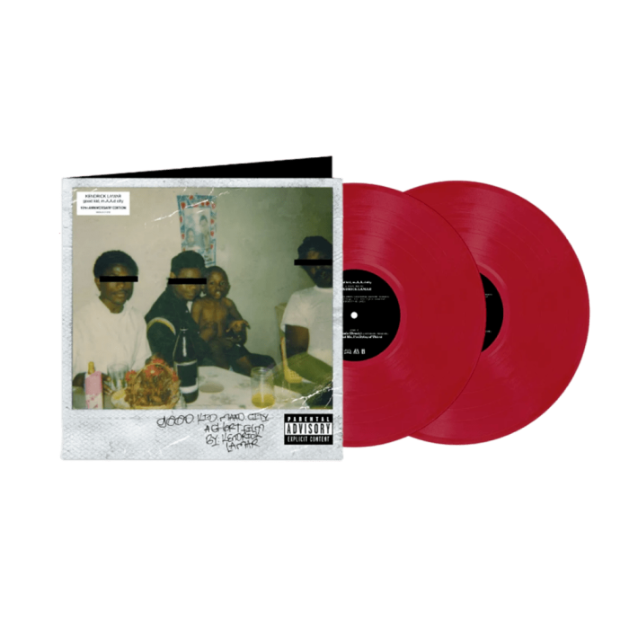 Kendrick Lamar- good Kid, M.A.A.D City (10th Anniv. Apple Red Vinyl