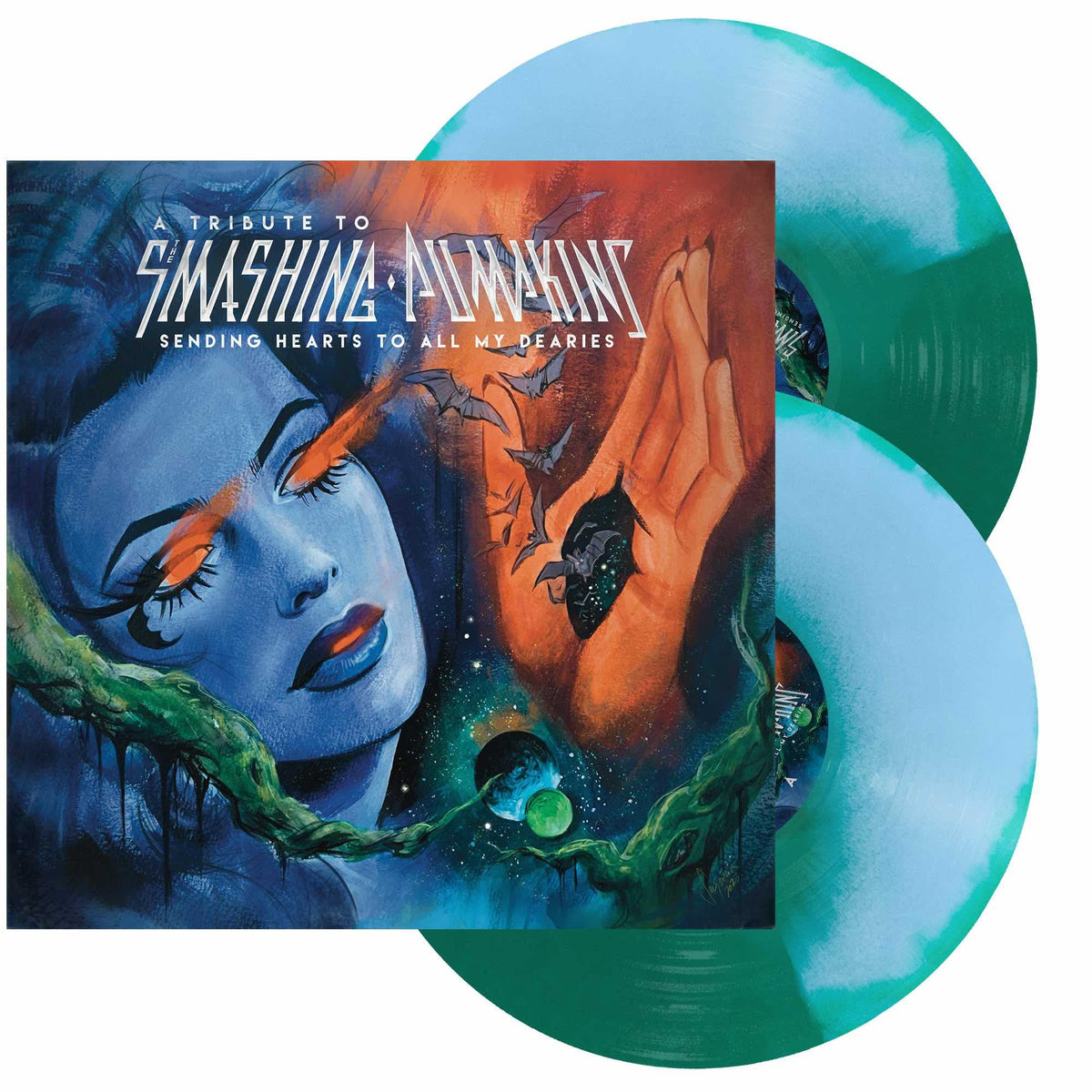 Various Artists Sending Hearts To All My Dearies (Smashing Pumpkins Tribute) [Baby Blue + Green] [2LP]
