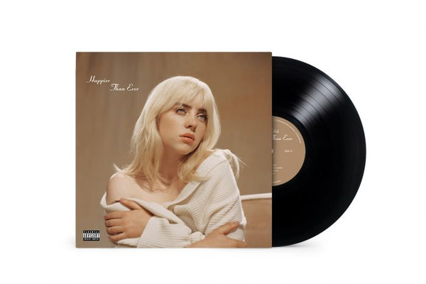 Billie Eilish- Happier Than Ever( 100% Recycled Black Vinyl 2LP)